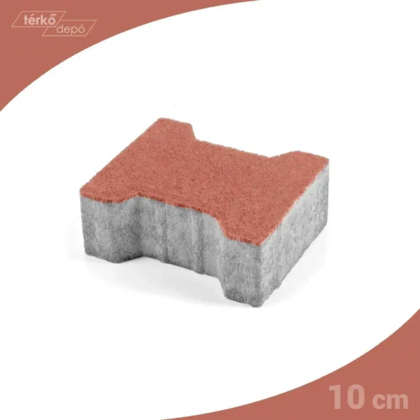 Vitép Behaton térkő 10 cm Vörös