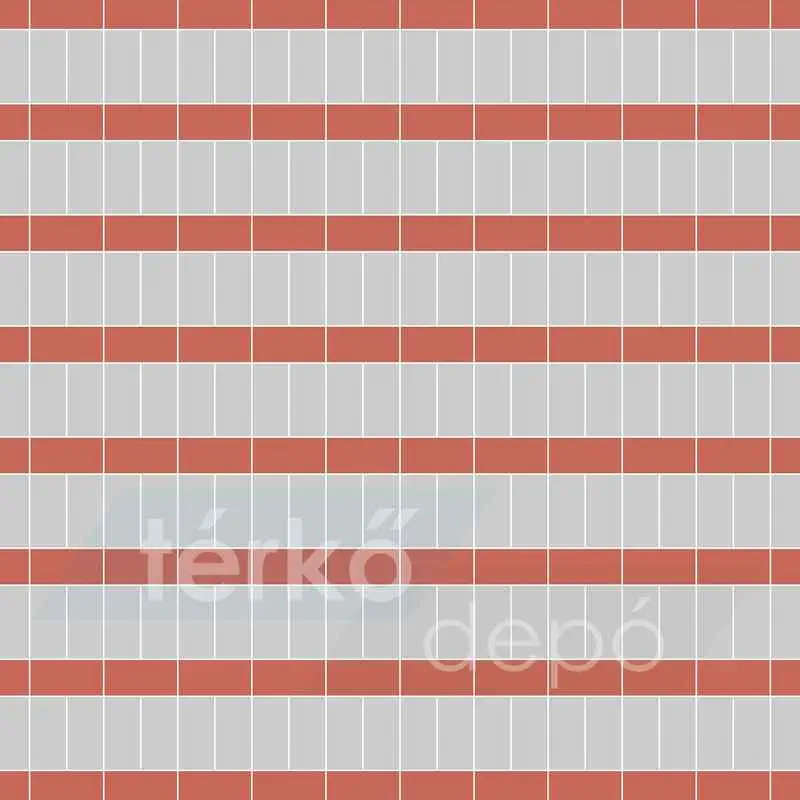 térkő lerakási minta Egyszerű színes csíkok mintázat